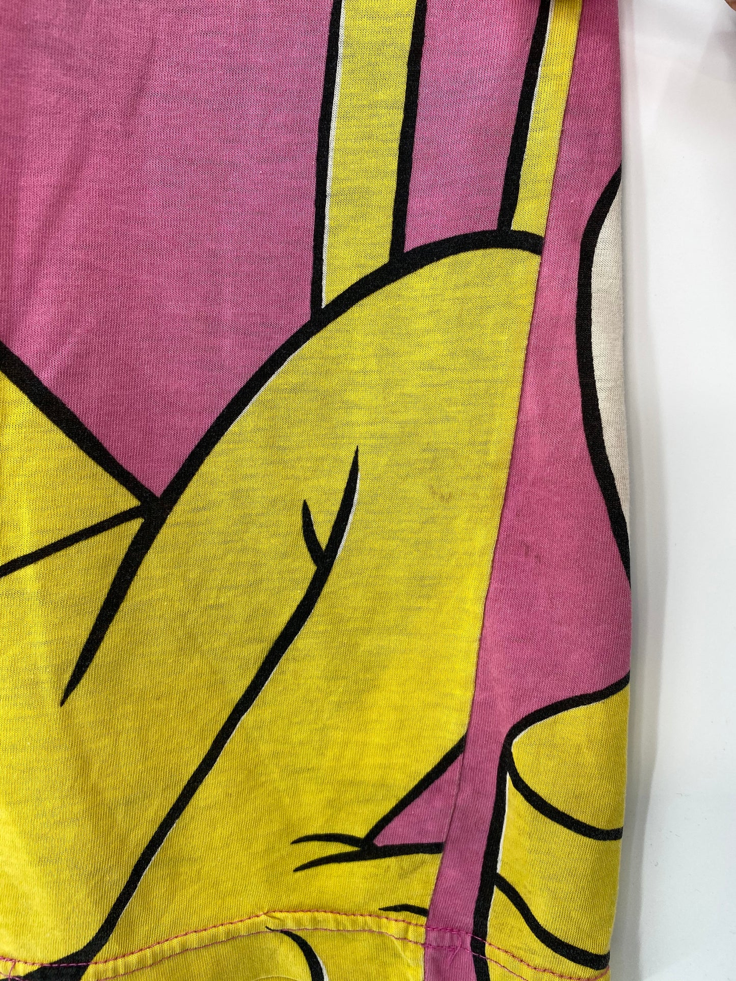 90’s  DISNEY MICKEY AND MINNIE Size No Tag (Approx. XXL) Vintage T-Shirt / K6875