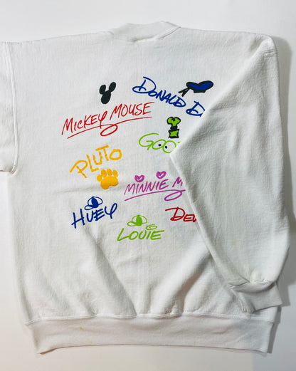 00’ DISNEY Made in USA Size L Vintage Sweat-shirt / 6527