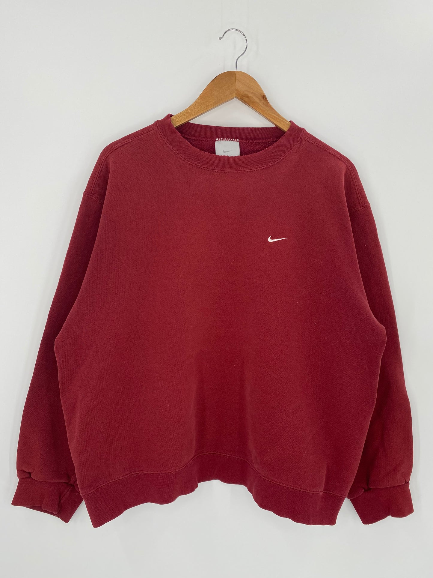 90’s NIKE Mini Swoosh Size L Vintage Sweat-shirt   / 8443
