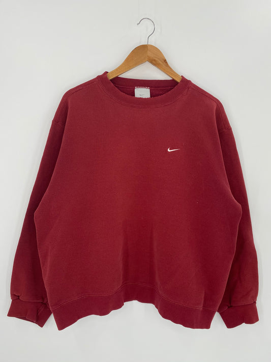 90’s NIKE Mini Swoosh Size L Vintage Sweat-shirt   / 8443