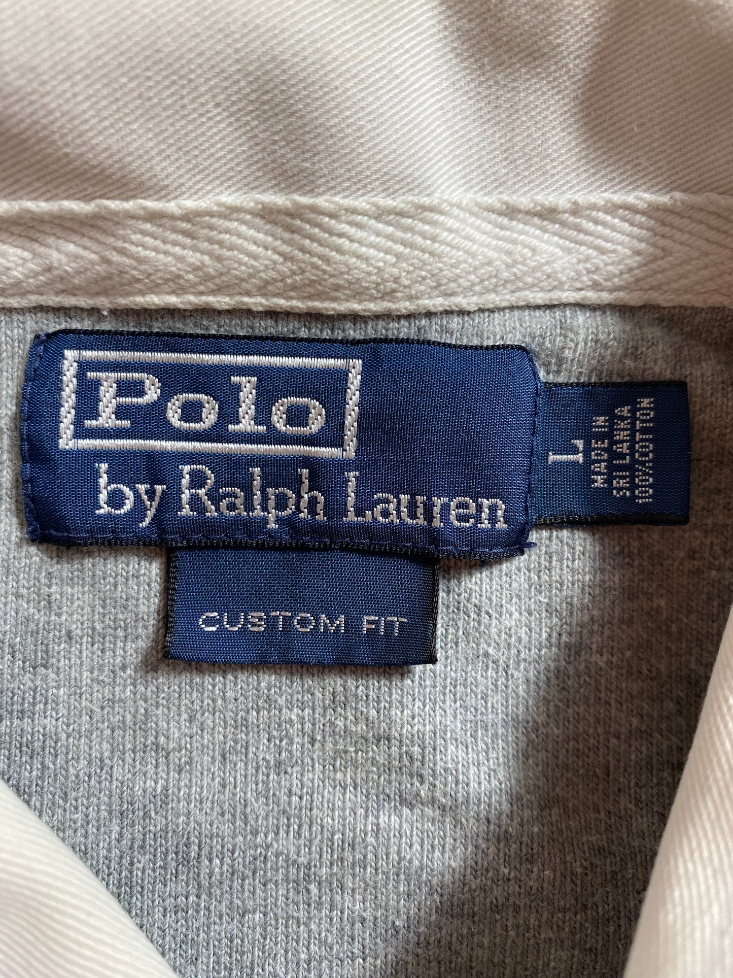 .POLO RALPH LAUREN Size L Vintgae Rugby-Shirt / A7783