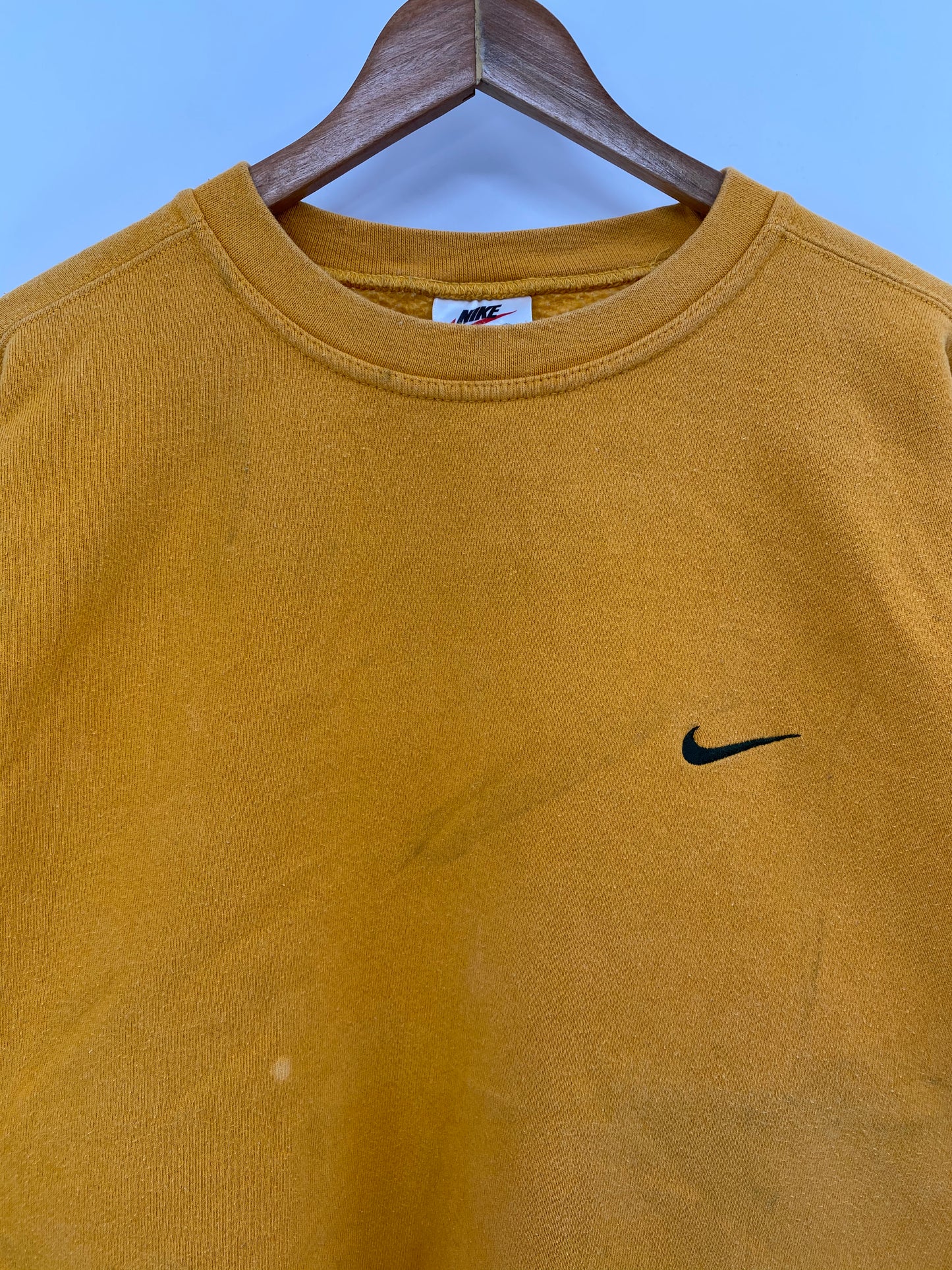 90’s NIKE Mini Swoosh Made in USA Size XL Vintage Sweat-shirt / 8367