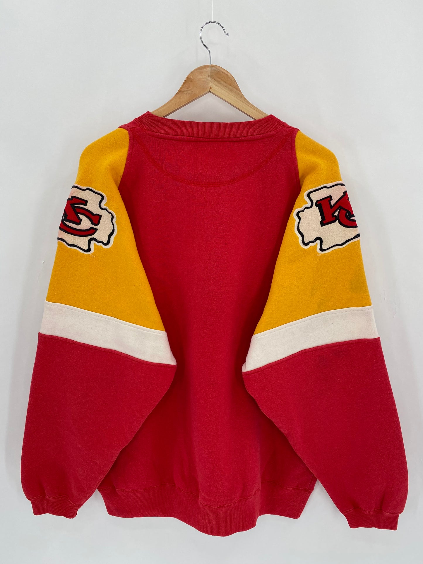 90’s Kansas City Chiefs Size L Vintage NFL Sweat-Shirt  / 6440