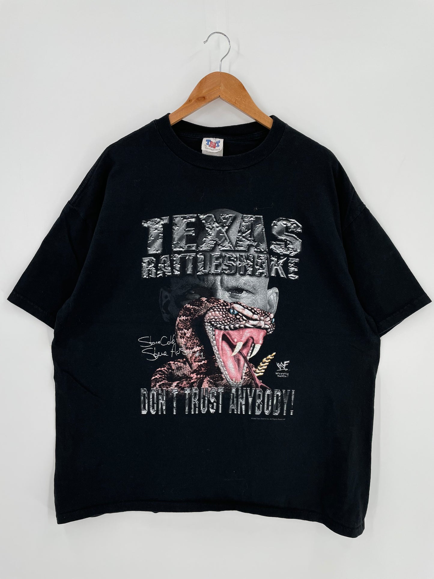 1999 WWF STONE COLD TEXAS RATTLESNAKE Size XXL Vintage WWF T-shirt / K744