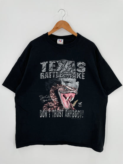 1999 WWF STONE COLD TEXAS RATTLESNAKE Size XXL Vintage WWF T-shirt / K744
