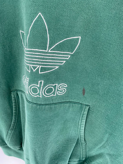90’s ADIDAS Made in USA Size XL Vintage Hoodie Sweat-Shirts / k1388