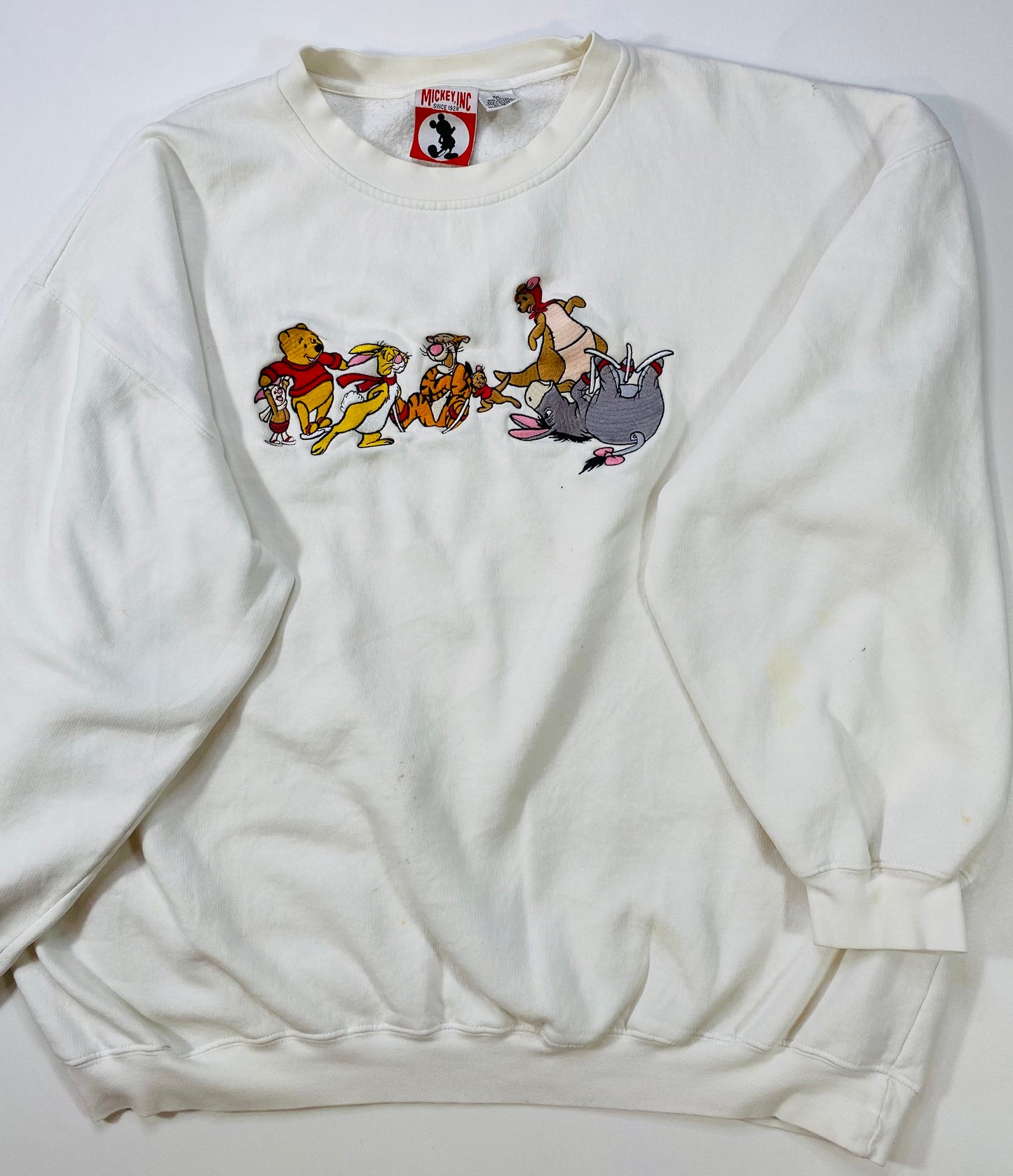 90's POOH DISNEY Size XXL Vintage Sweat-shirt / 6222