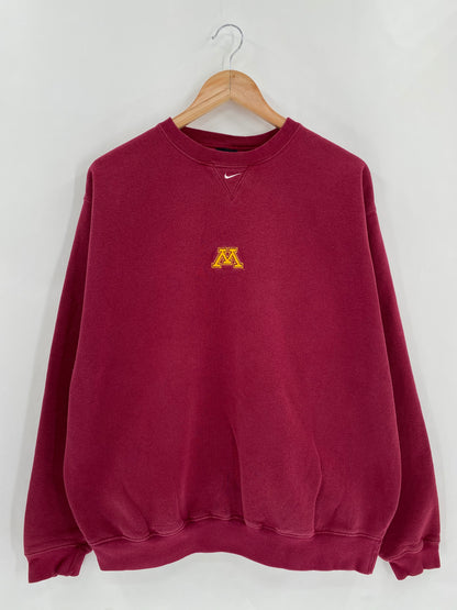 90’s NIKE MINNESOTA Size L Vintage Sweat-Shirt / 5808