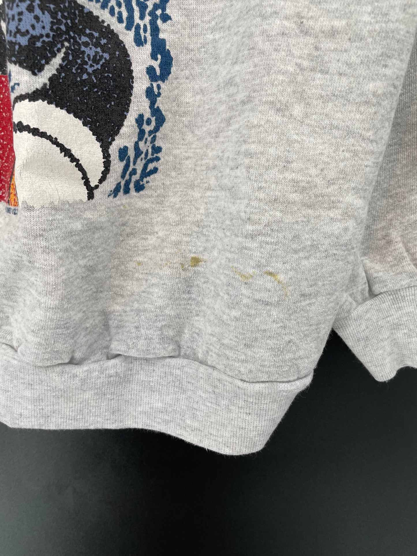 90’s DISNEY MICKEY Size No Tag (Approx.XL) Sweat-Shirt / A2309