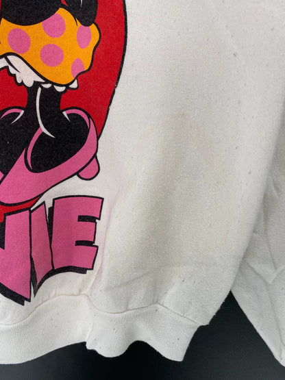 90’s DISNEY MICKEY MINNIE Made in USA Size XL Vintage Sweat-shirt / A289
