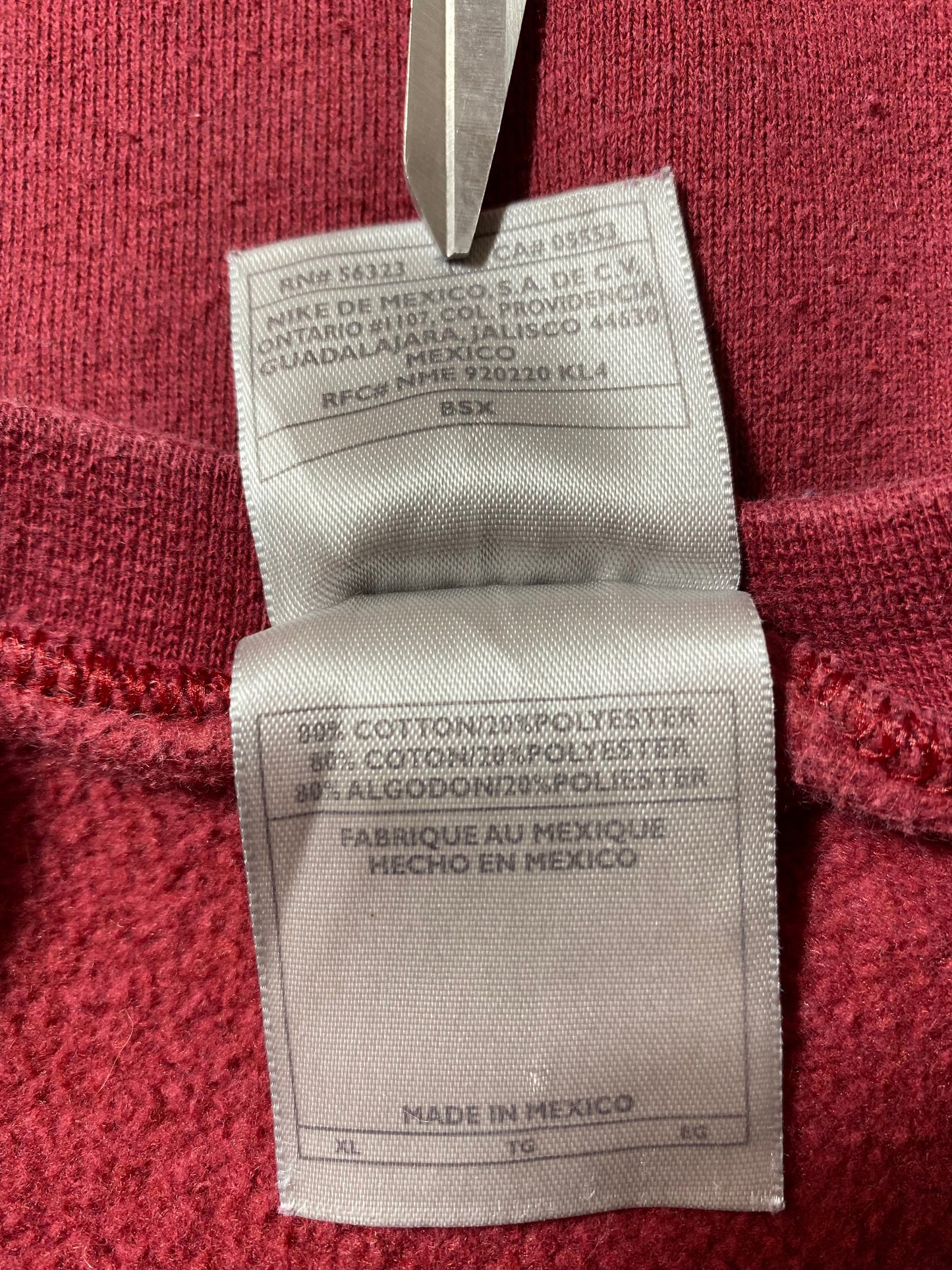 90's NIKE MINI SWOOSH Size XL Vintage Sweat-shirt / k1981