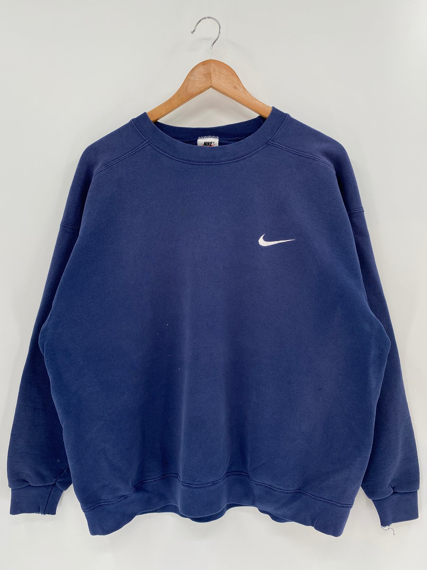 90’s NIKE MINI SWOOSH Made in USA Size L Vintage Sweat-shirt / K257