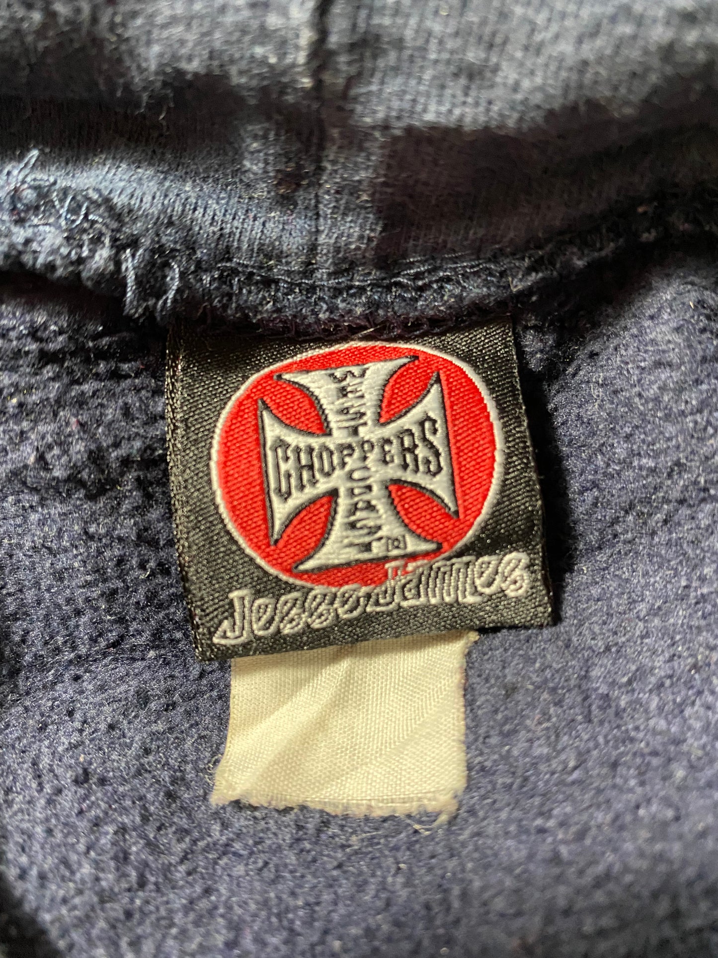 Vintage WEST COAST CHOPPERS  Size No tag (Approx.XL) Hoodie Sweat-Shirt  / K1709