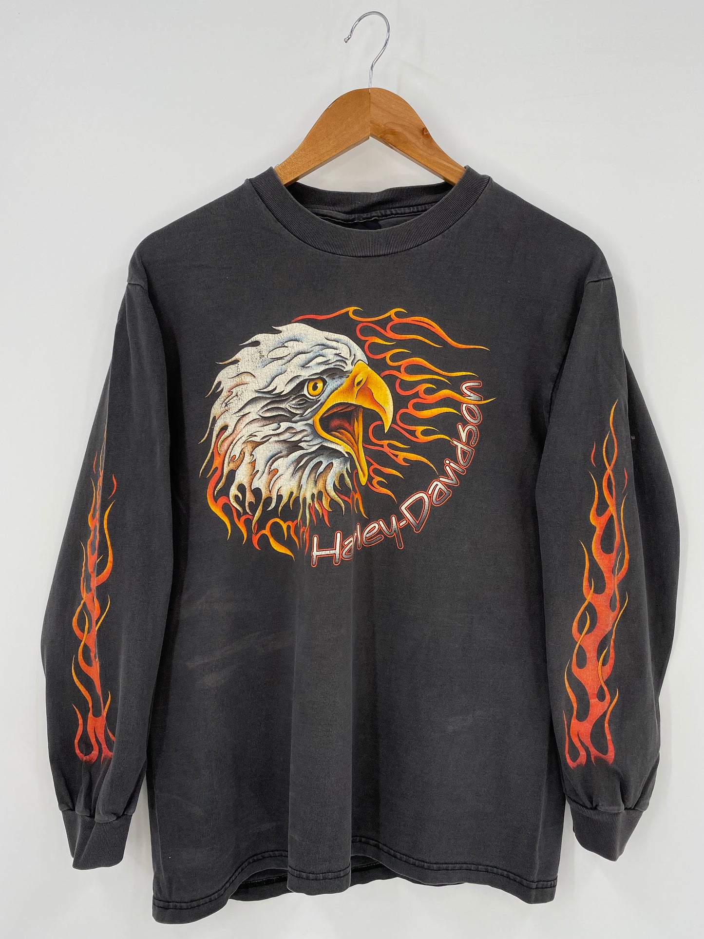 90’s HARLEY DAVIDSON Made in USA Size M Long sleeve T-shirt / K3611