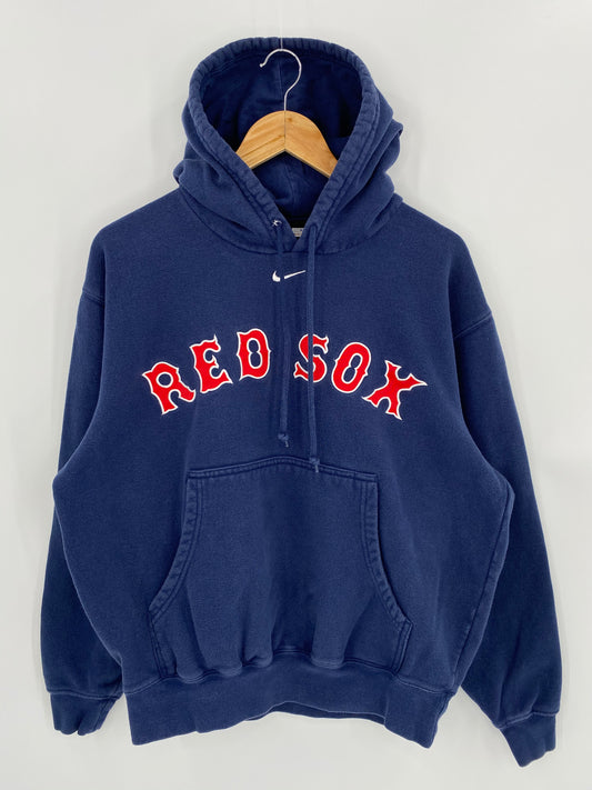 00' NIKE RED SOX Size S Vintage Hoodie MLB Sweat-shirt / 6707