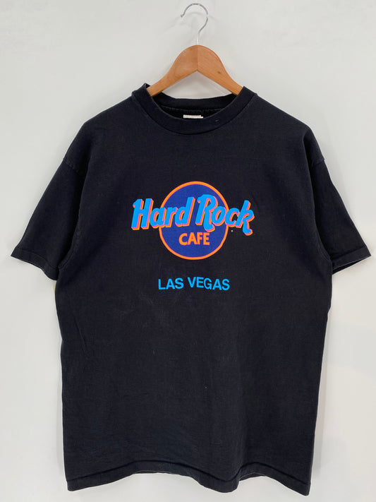 90’s HARD ROCK CAFE LAS VEGAS Made in USA Size XL Vintage T-Shirts / A4224