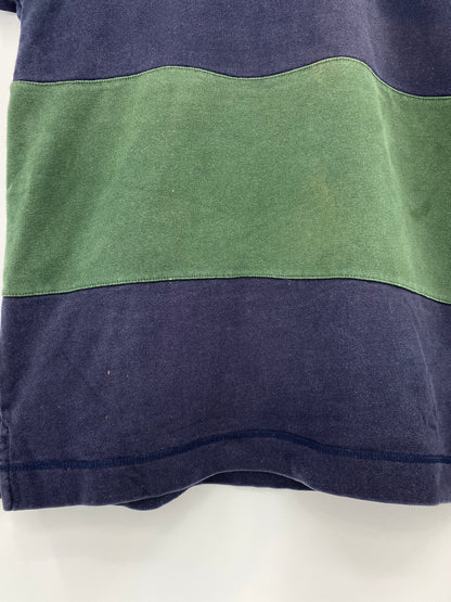 90's Nautica COMPETITION Size M Vintage Rugby-Shirt / 9491