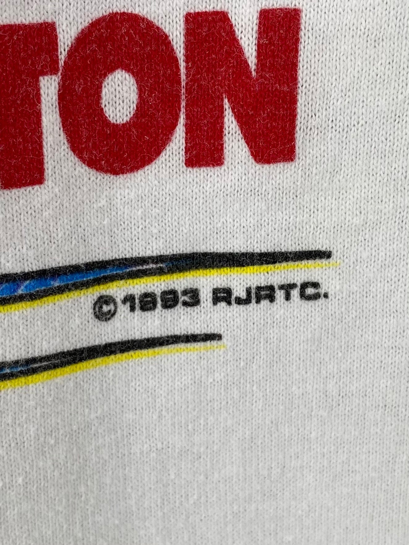 1993 NASCAR WINSTON CUP Made in USA Size XL Vintage T-shirt / A9266