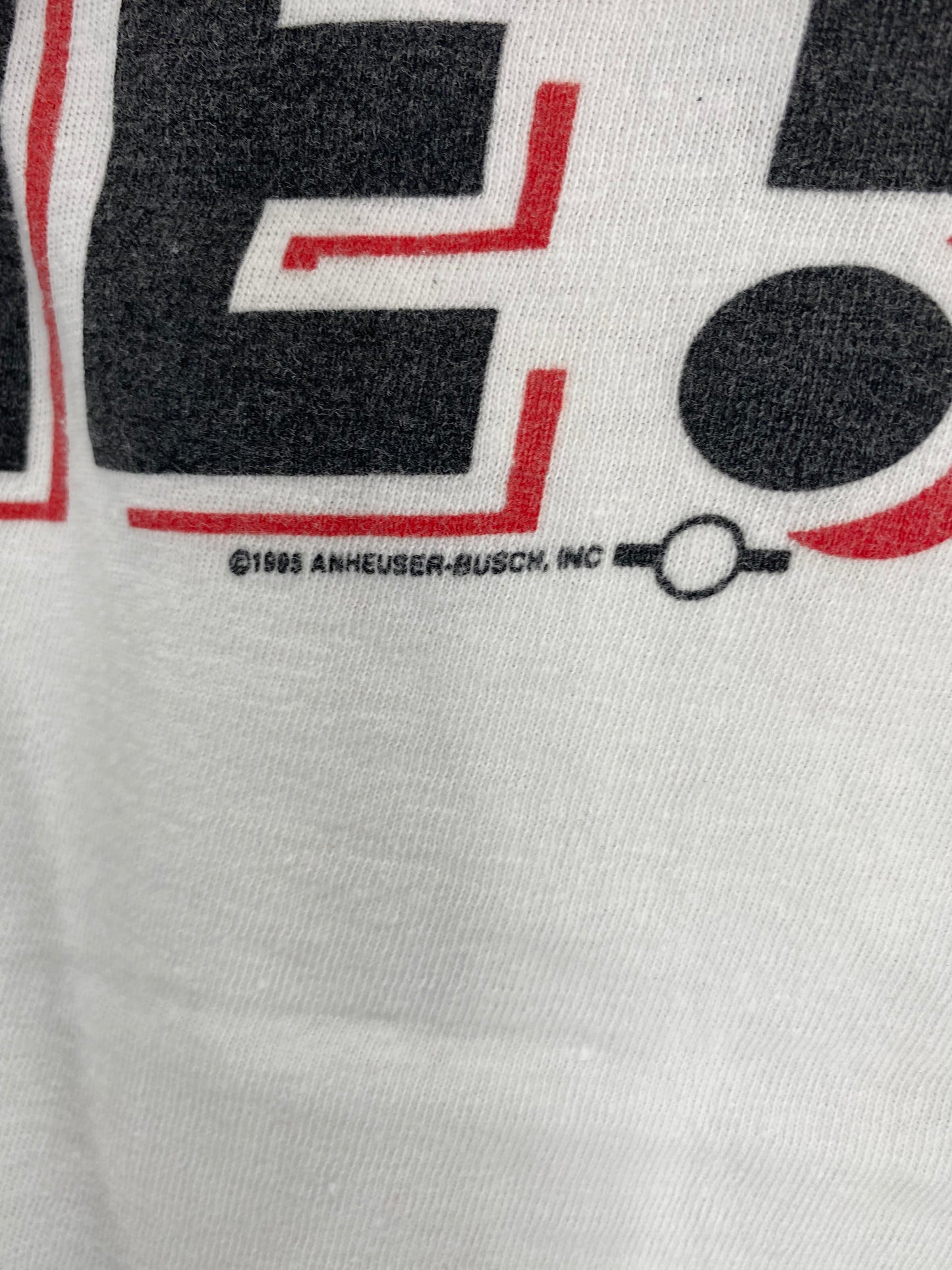 1995' BUDWEISER Size XL Vintage T-Shirts / K1402