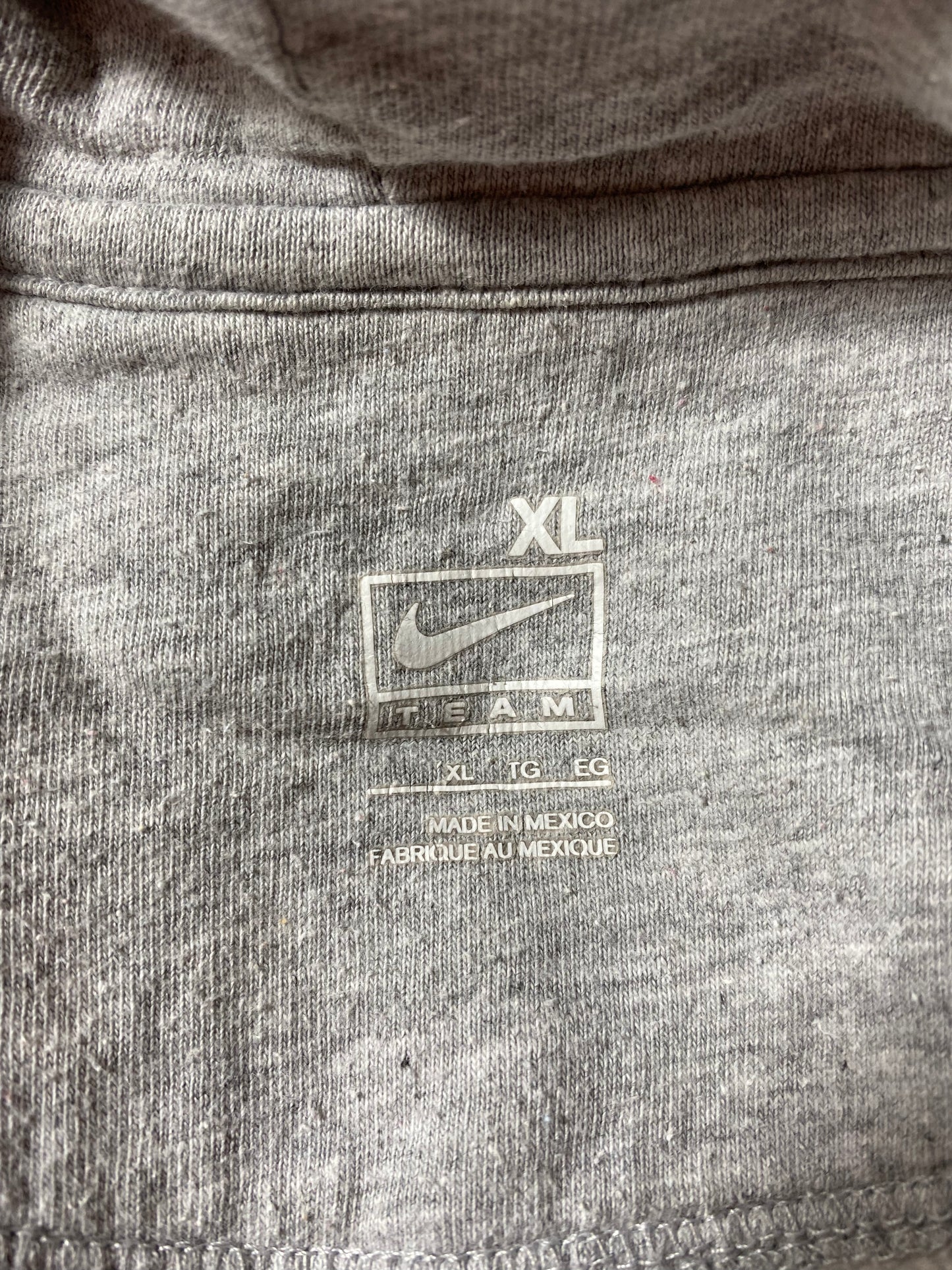 Vintage NIKE ILLINOIS Size XL Vintage Hoodie Sweat-Shirt / K3783