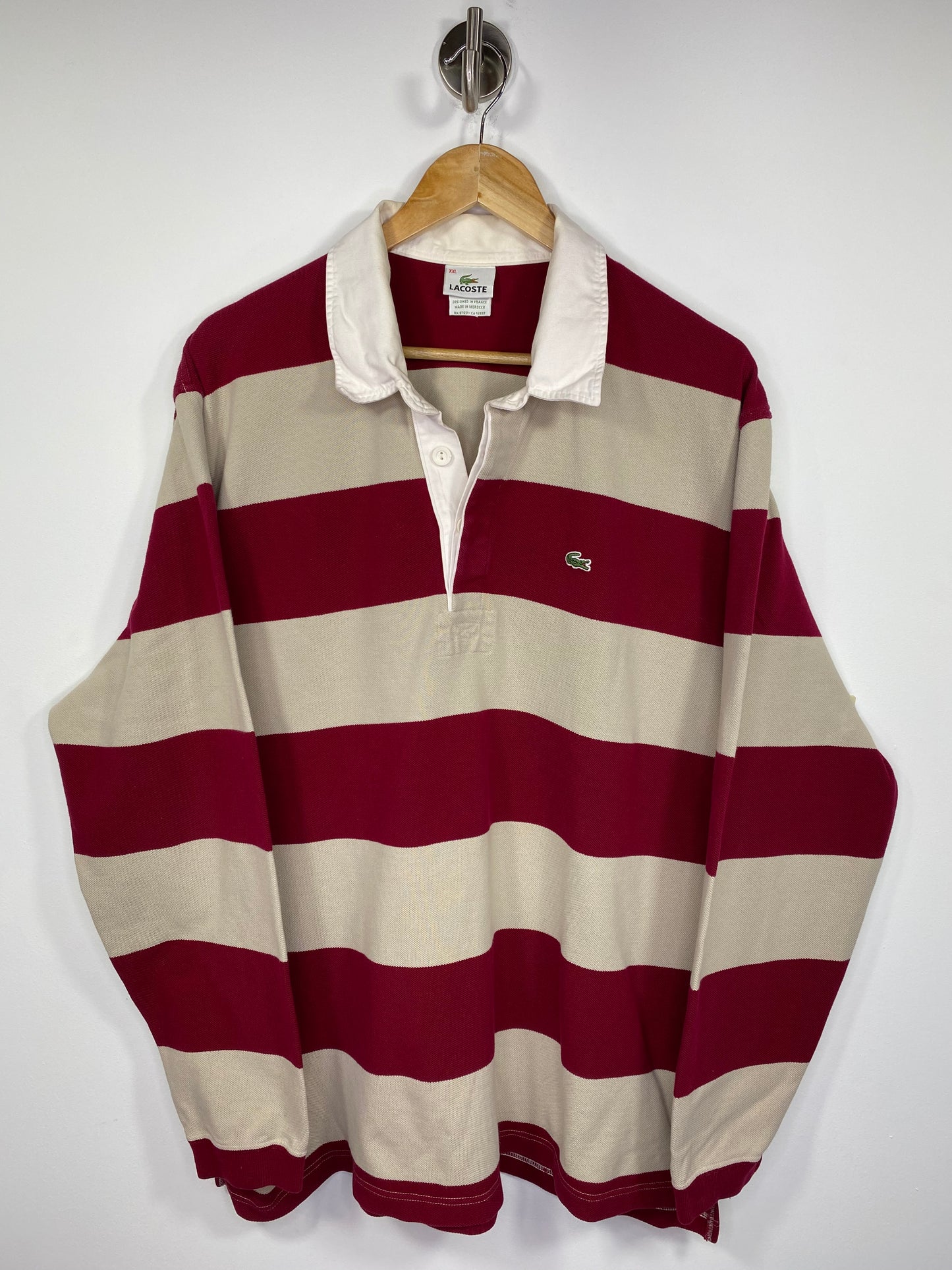 Vintage LACOSTE Size XXL Vintage Rugby-Shirt / 5267