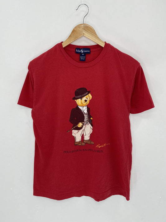 90's RALPH LAUREN Polo Bear Made in USA Size M Vintage T-shirt/ K5322