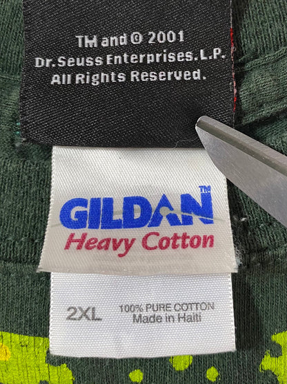 2001 DR. SEUSS THE GRINCH Size XXL Vintage T-Shirt / K9878
