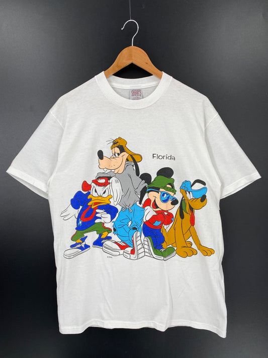 80’s DISNEY MADE IN USA Size L Vintage T-Shirt / K1941