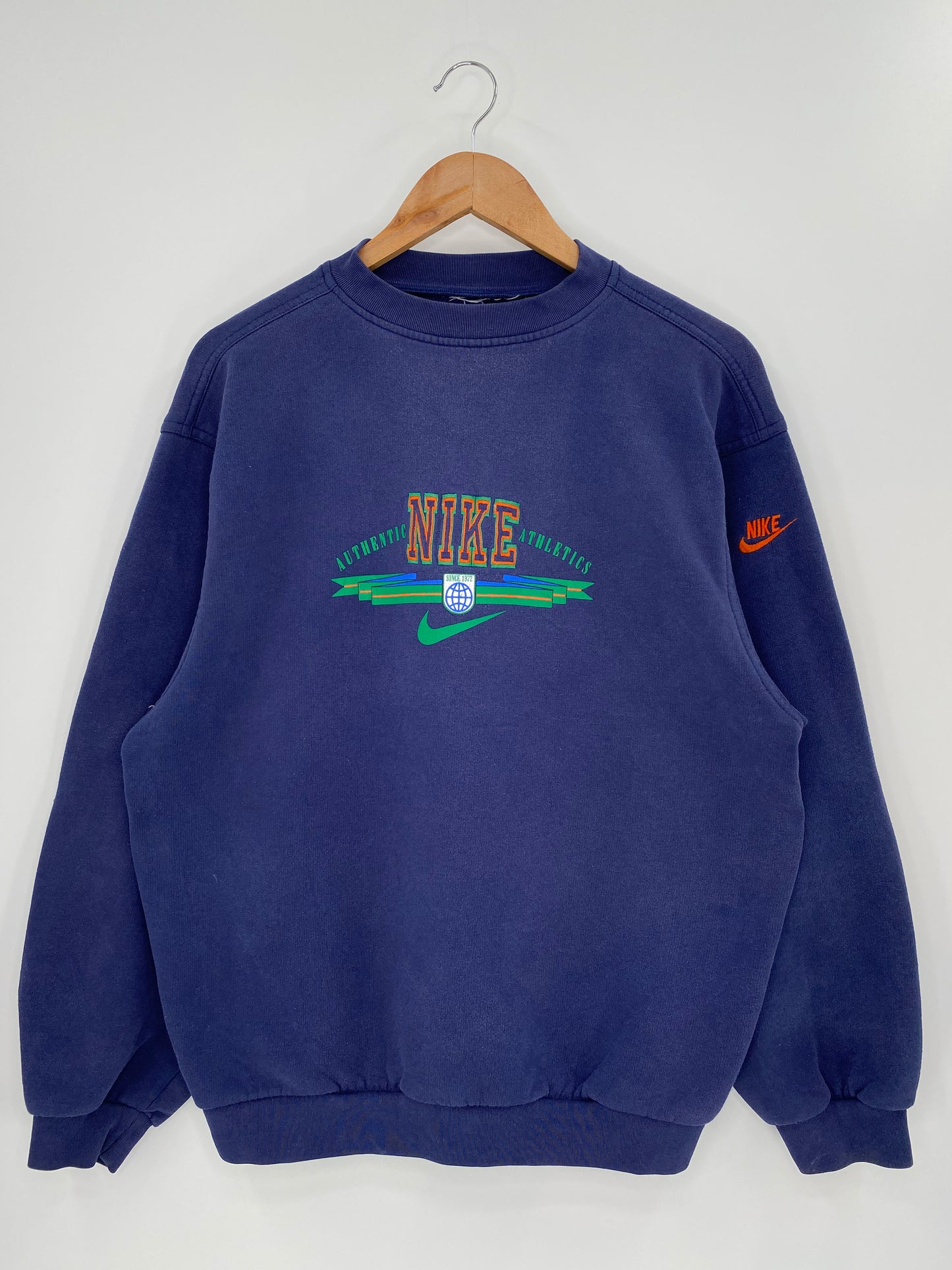 Vintage NIKE ATHLETICS Size No Tag (approx.L) Sweat-shirt / 9653