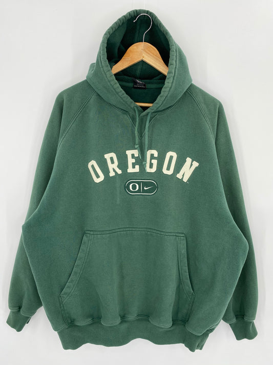 90’s NIKE Oregon Size L Vintage Hoodie Sweat-shirt / 7804