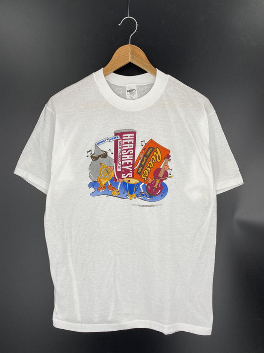 90’s HERSHEY’S Made in USA Size XL Vintage T-shirt / A9134