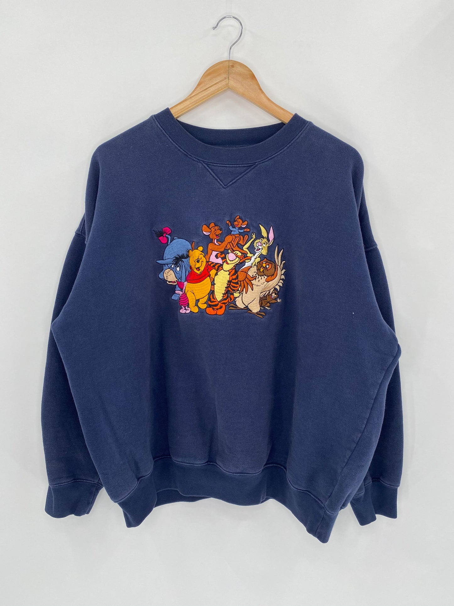 00' Disney Pooh Size Approx.L-XL Vintage Sweat-Shirt / 5517