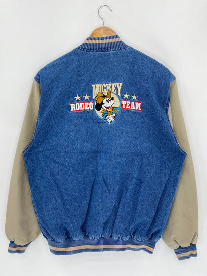 90’s Disney RODEO Mickey Size Approx.L-XL Vintage Jacket / 5655