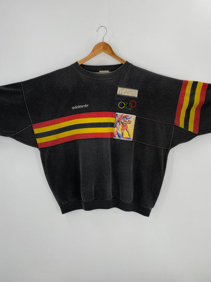 90’s ADIDAS MONTREAL OLYMPICS Size No tag (Approx.XXL) Vintage  Sweat shirt / 9696