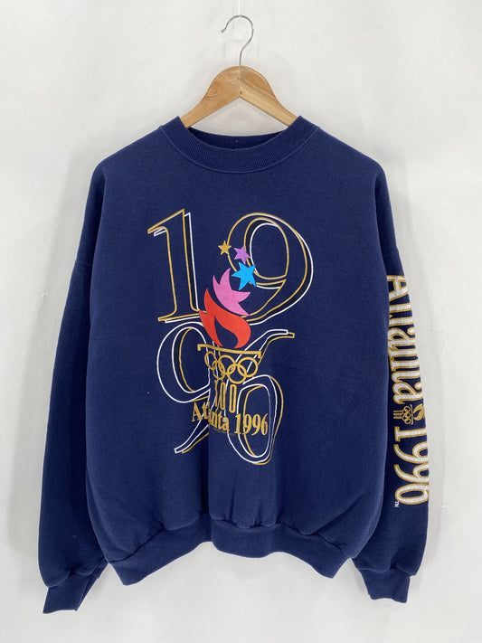 1996' ATLANTA OLYMPIC Size XL Vintage Sweat-shirt / k5557