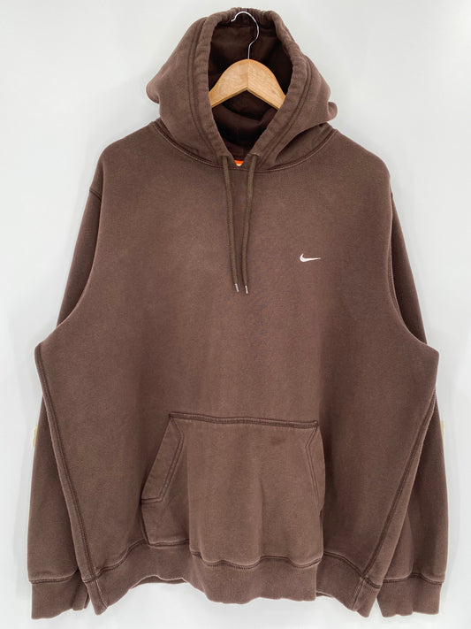 Vintage NIKE MINI SWOOSH Size XXL Hoodie Sweat-shirt / 9581