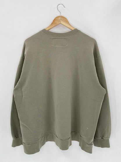 90’s NIKE Size XXL Vintage Damaged Sweat-Shirt / K4849