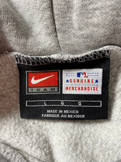 00' NIKE RED SOX Size L Vintage MLB Hoodie Sweat-Shirt / K3781