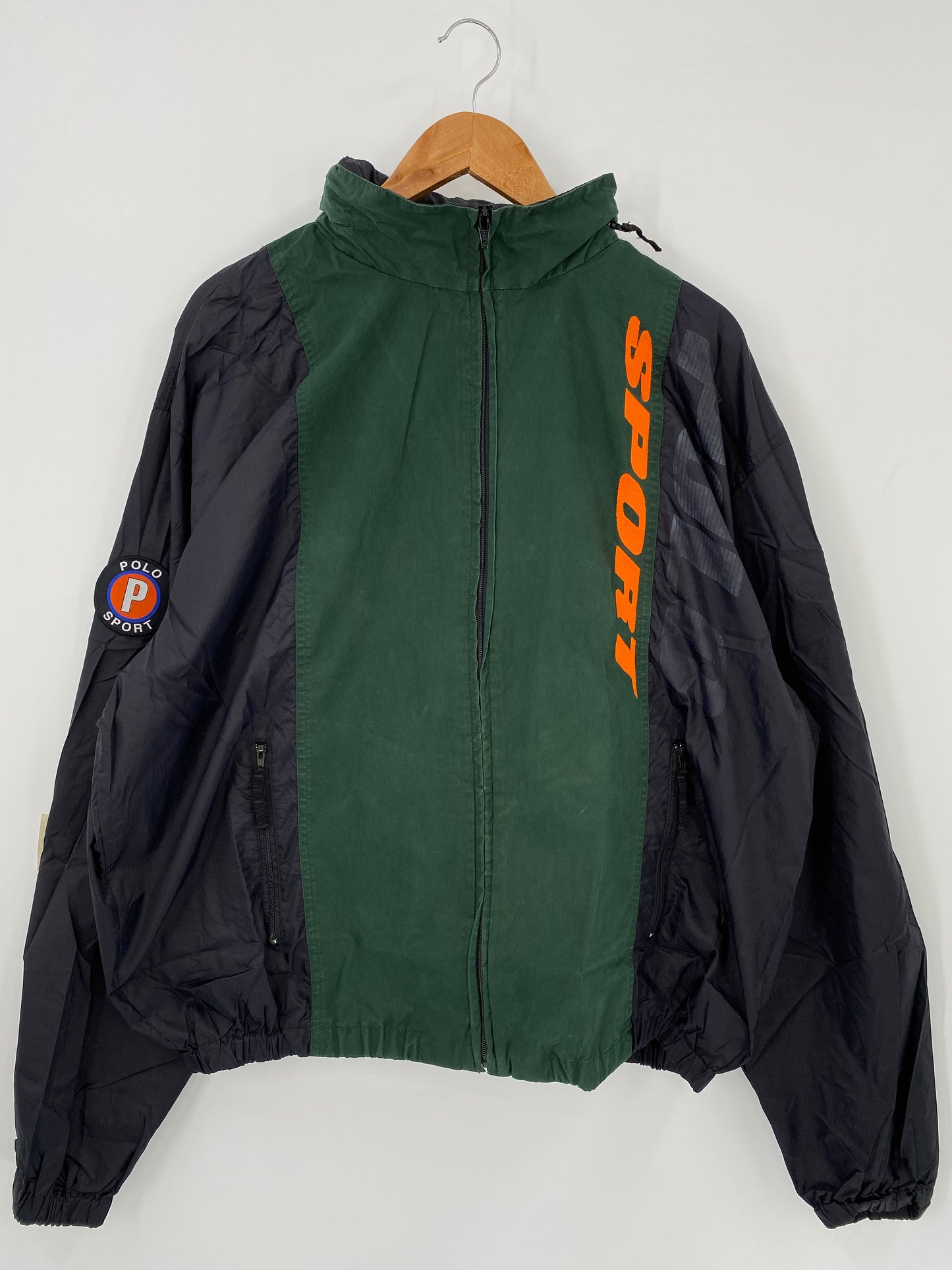 90’s POLO SPORTS RALPH LAUREN Size XL Zip-Up Nylon Jacket / K3544