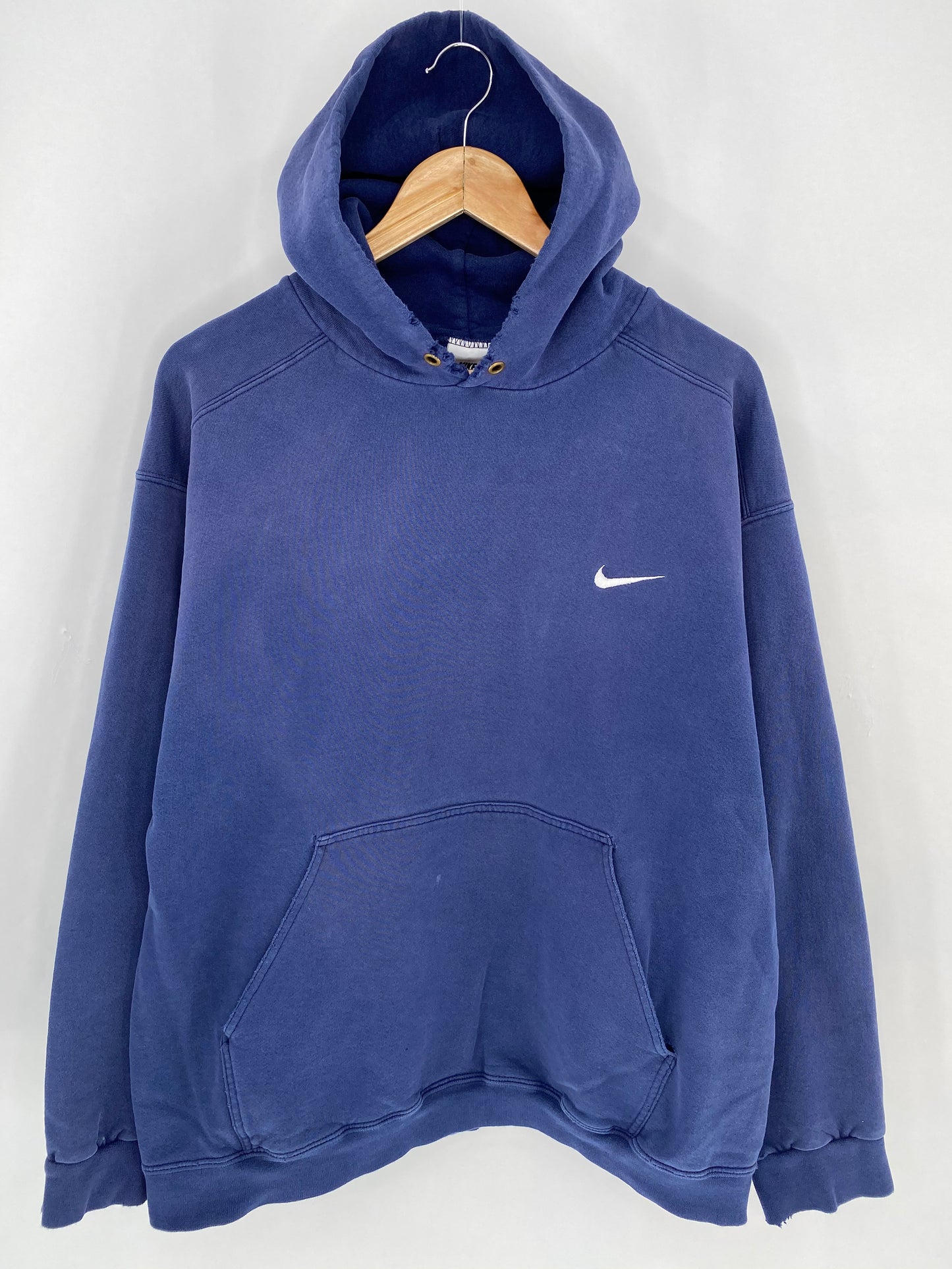 90’s NIKE Mini Swoosh Size L Vintage Hoodie Sweat-shirt / 7106