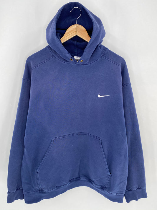 90’s NIKE Mini Swoosh Size L Vintage Hoodie Sweat-shirt / 7106