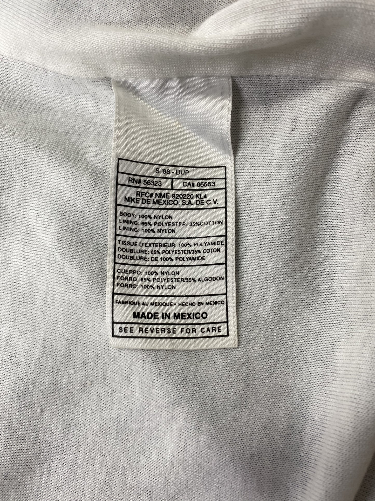 90's NIKE Size XL Vintage Nylon Jacket/ K5197