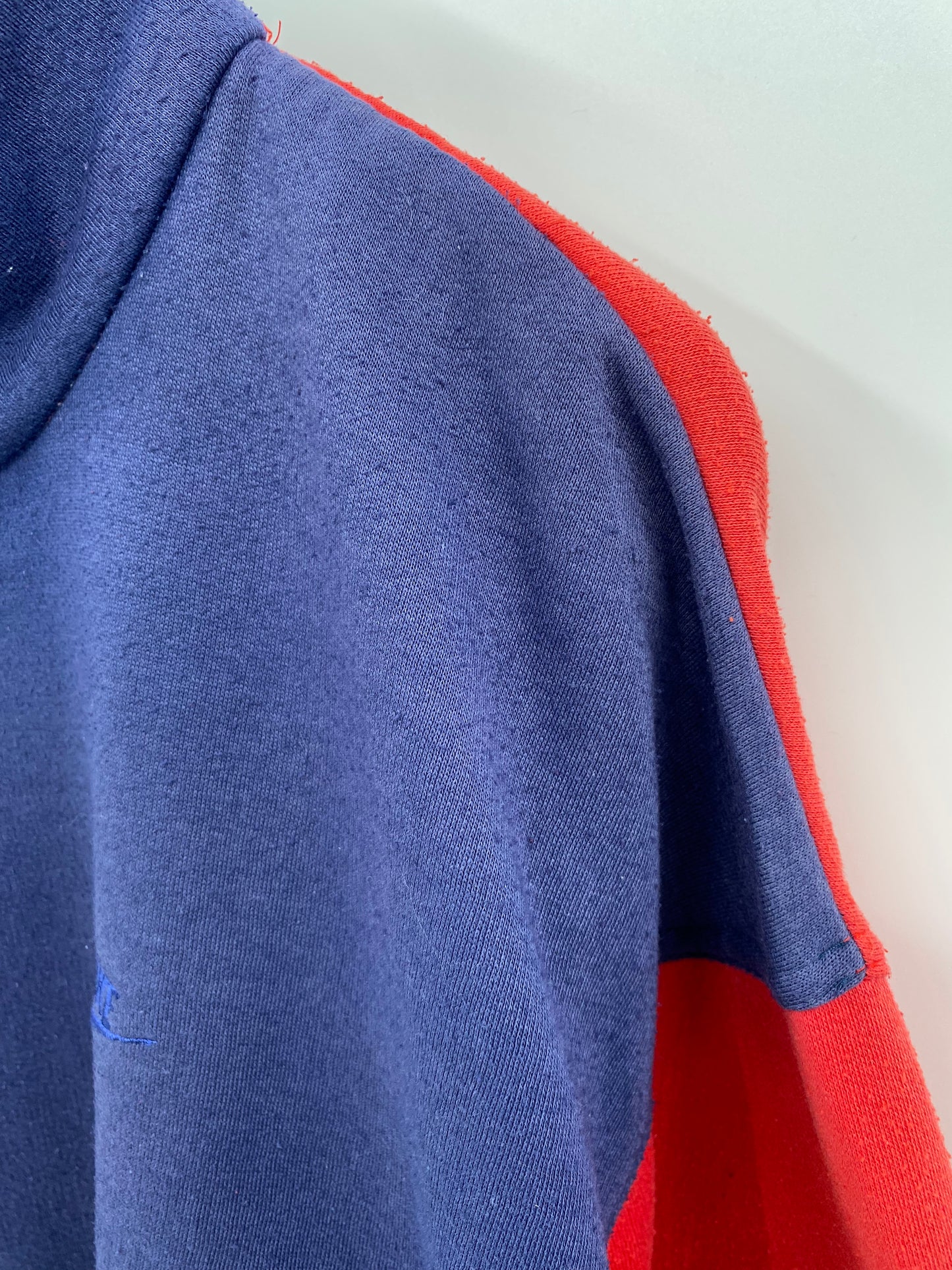 90's Silver tag NIKE Size No tag(Approx.XL) Vintage Half-zip Sweat-Shirts / K2597