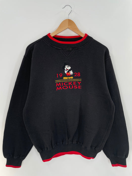 90’s DISNEY MICKEY Size M Vintage Sweat-shirt / K2673
