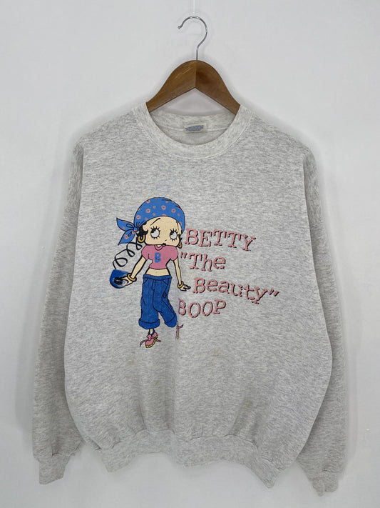 00' BETTY BOOP Size XL Vintage Sweat-shirt / K5788