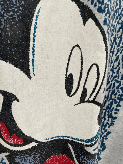 90’s DISNEY MICKEY Size No Tag (Approx.XL) Sweat-Shirt / A2309