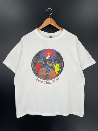 90’s Dead Bear FARE THEE WELL Size XL Vintage T-Shirt / K879