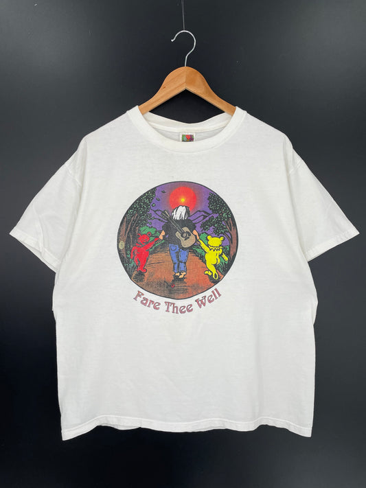 90’s Dead Bear FARE THEE WELL Size XL Vintage T-Shirt / K879