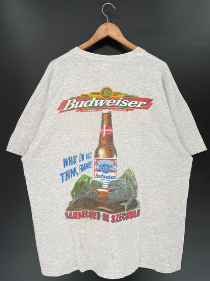 1998’ BUDWEISER Size XXL Vintage T-Shirt/ K749