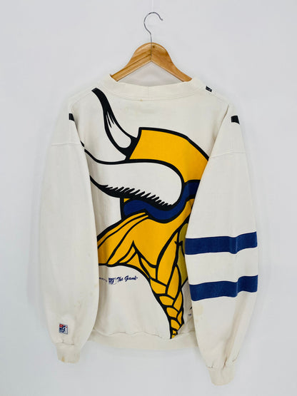 90's VIKINGS Size XL Vintage NFL Sweat-shirt / k7210
